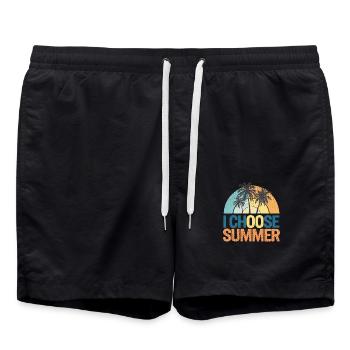 Choose Summer - Swim Trunks - black - Front - AI Model Male 185 light (185cm)
