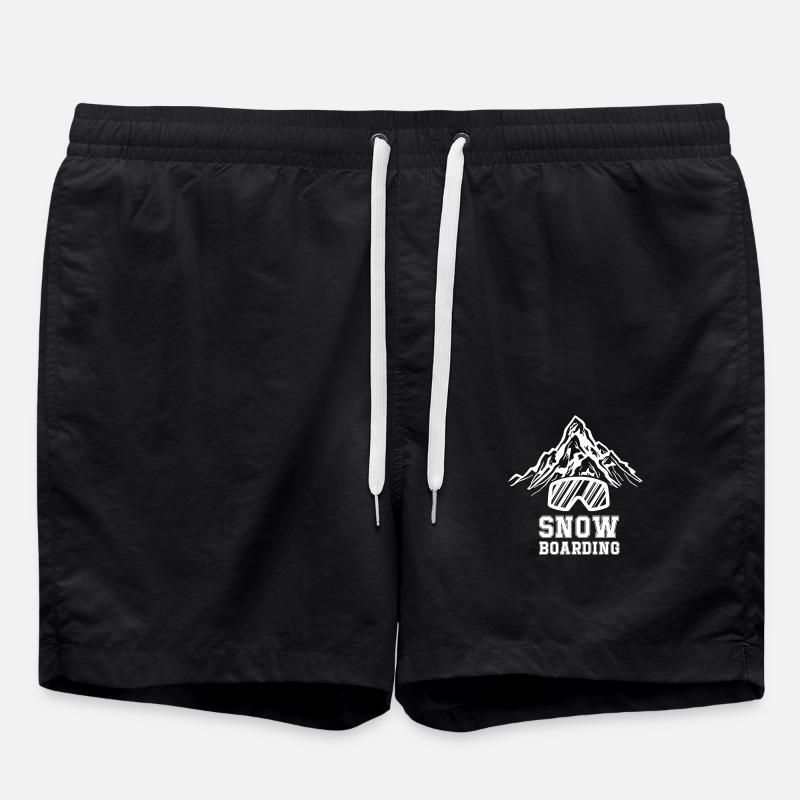 Snowboarding - Swim Trunks - black