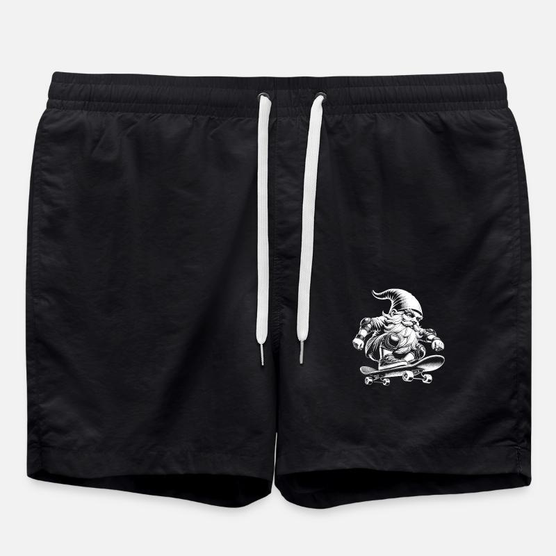 Skateboard - Swim Trunks - black