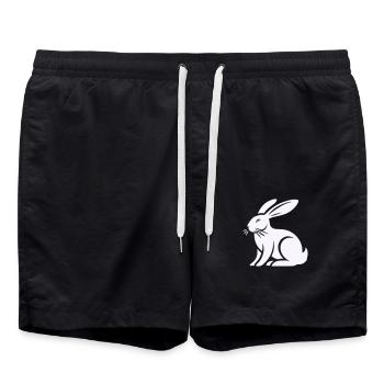 Lapin Lapin - Short de bain - noir - Devant - AI Model Male 185 light (185cm)