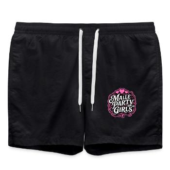 Malle Party Girls - Badeshorts - Schwarz - Vorne - AI Model Male 185 light (185cm)