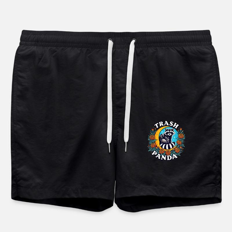 Trash Panda - Badeshorts - Schwarz