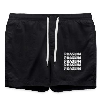 Praslin - Short de bain - noir - Devant - AI Model Male 185 light (185cm)