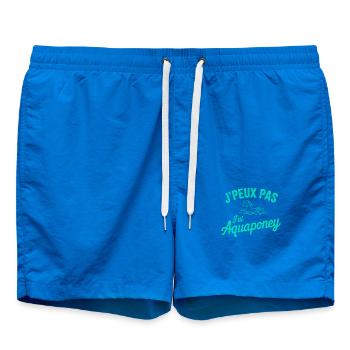 tee shirt je peux pas j ai aquaponey - Short de bain - cobalt blue - Devant