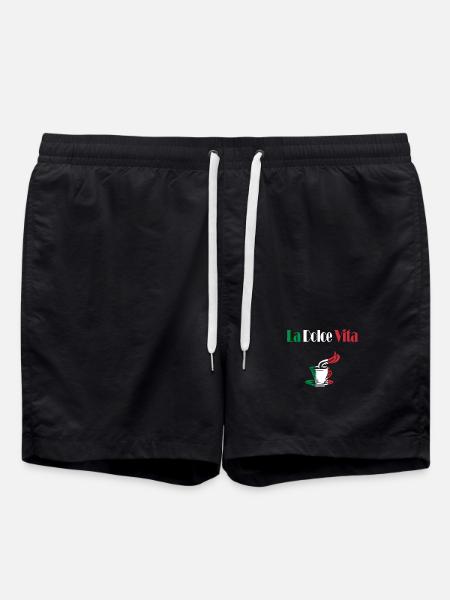 La Dolce Vita coffee - Swim Trunks - black