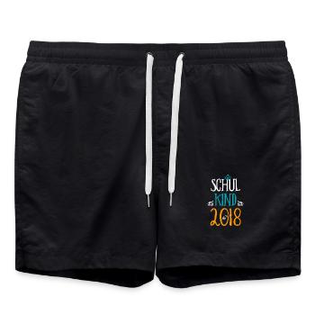 Kita Abgänger Schulkind Einschulung Kindergarten - Badeshorts - Schwarz - Vorne - AI Model Male 185 light (185cm)
