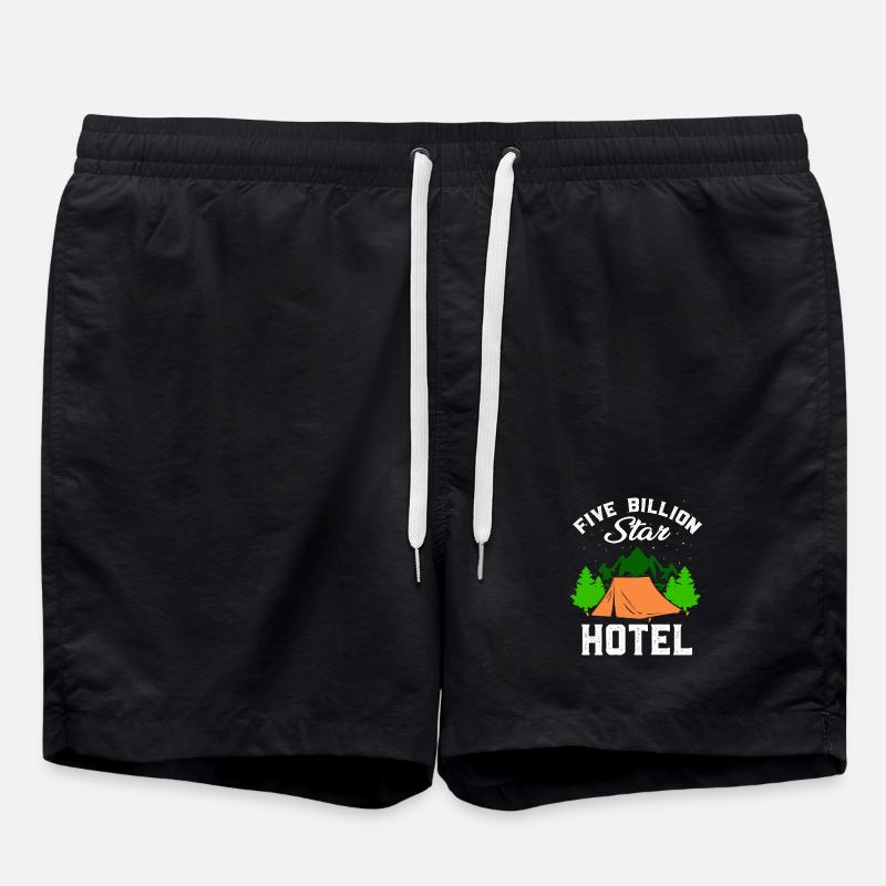Camping Camping Vacation Gift - Swim Trunks - black