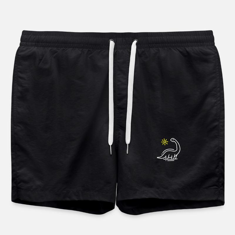 dinosaur - Swim Trunks - black