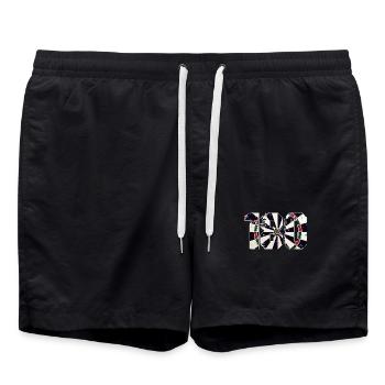 Fléchettes Fléchettes 180 Flèches Flèches Sports Gambling Vate - Short de bain - noir - Devant - AI Model Male 185 light (185cm)
