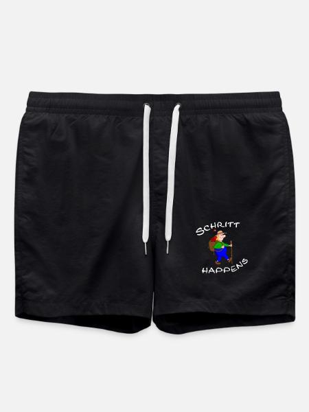 wanderlust - Swim Trunks - black