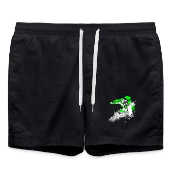 snowboardist - Short de bain - noir - Devant - AI Model Male 185 light (185cm)