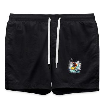 kayak - Short de bain - noir - Devant - AI Model Male 185 light (185cm)