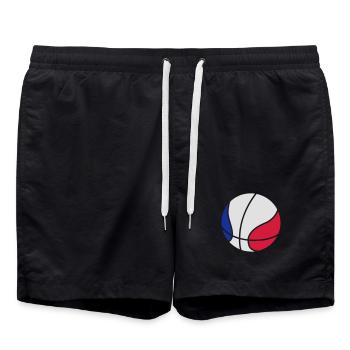 Basketball - Short de bain - noir - Devant - AI Model Male 185 light (185cm)