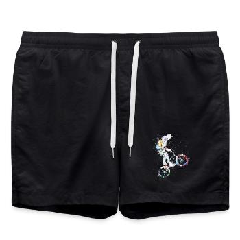 BMX Fahrrad / BMX Bike / BMX Freestyle - Short de bain - noir - Devant - AI Model Male 185 light (185cm)