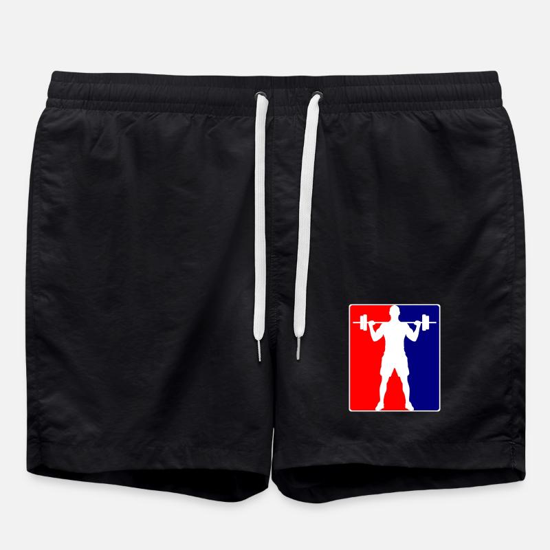 Bodybuilder Fitness Logo - Short de bain - noir