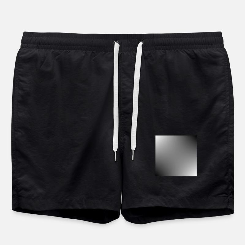 Gray Background Texture Template Personalize - Swim Trunks - black