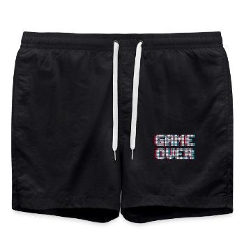 Gamer Games Gamer Gamecker - Short de bain - noir - Devant - AI Model Male 185 light (185cm)