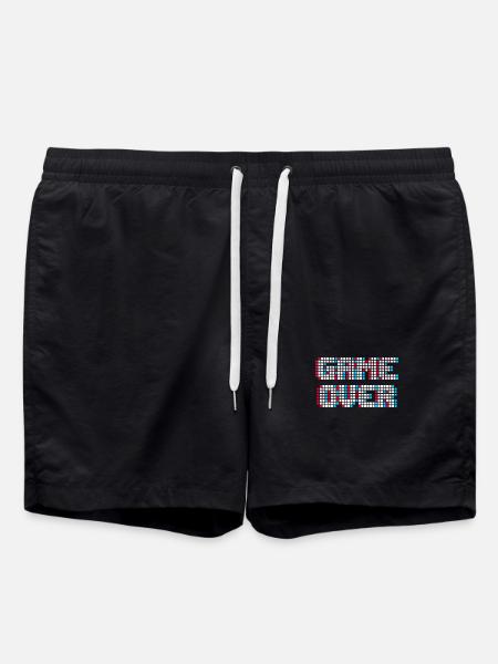 Gamer Games Zocker - Badeshorts - Schwarz