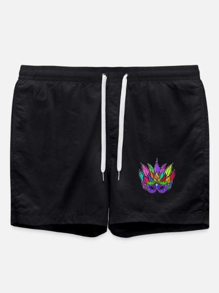 Masques Carnaval carnaval - Short de bain - noir