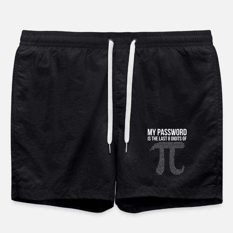 Mein Passwort - Badeshorts - Schwarz