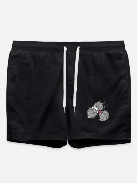 Boules de boules avec des cochons Schiesserkugeln Boule - Short de bain - noir