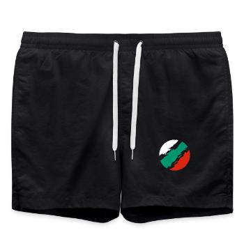 Drapeau de la Bulgarie - Short de bain - noir - Devant - AI Model Male 185 light (185cm)