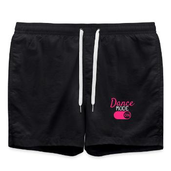 Rhythmus Tanzen Tanz - Badeshorts - Schwarz - Vorne - AI Model Male 185 light (185cm)