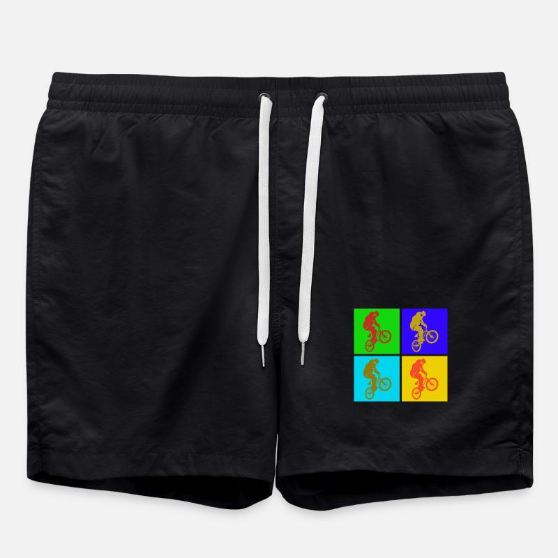 BMX Pop Art - Short de bain - noir