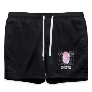 Machine Man - Swim Trunks - black - Front - AI Model Male 185 light (185cm)