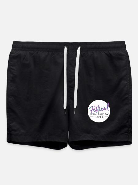 Tomorrowland Festival - Swim Trunks - black