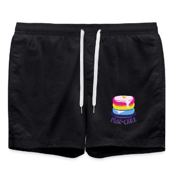Pansexuel - Short de bain - noir - Devant - AI Model Male 185 light (185cm)