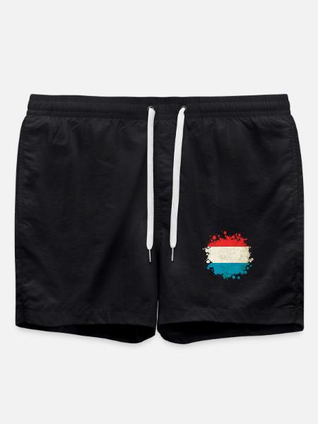Blob drapeaux Luxembourg - Short de bain - noir