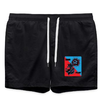 Football Fan - Short de bain - noir - Devant - AI Model Male 185 light (185cm)