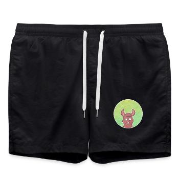 Squirrel - Swim Trunks - black - Front - AI Model Male 185 light (185cm)