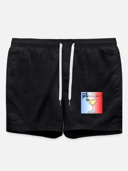 Aperitif - Congratulations - France Cocktail - Swim Trunks - black