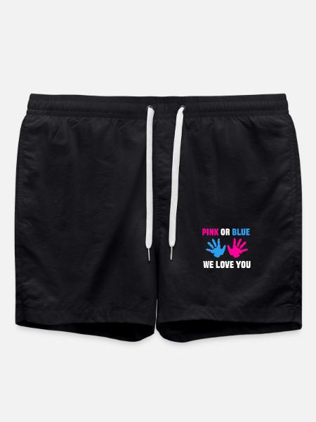 Parents Pregnancy Pregnant Statement Mom - Swim Trunks - black