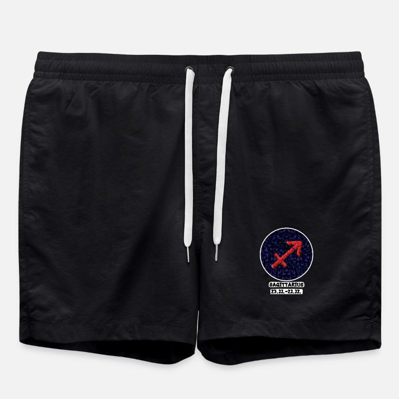 Saggitarius 23.11.-21.12. - Badeshorts - Schwarz