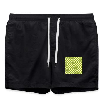 Grüner Hintergrund Textur Vorlage personalisieren - Badeshorts - Schwarz - Vorne - AI Model Male 185 light (185cm)