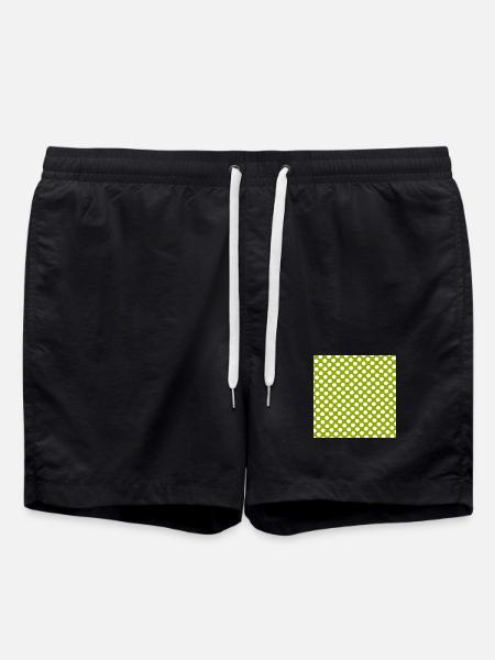 Green Background Texture Template Personalize - Swim Trunks - black
