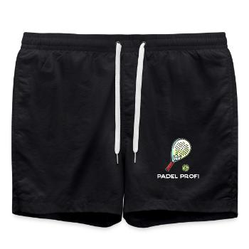 Sports Raquettes Balls Déclaration Padel Padel Jeu - Short de bain - noir - Devant - AI Model Male 185 light (185cm)