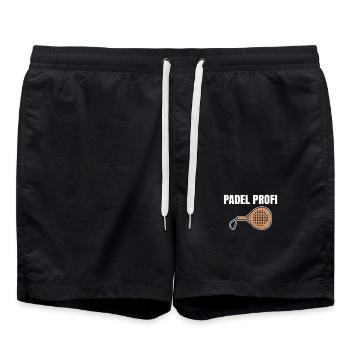 Déclaration du joueur de Padel de raquette Jeux de padel Sports - Short de bain - noir - Devant - AI Model Male 185 light (185cm)