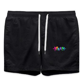 Équipe Padel Padel Training Padel Game Club Tournoi - Short de bain - noir - Devant - AI Model Male 185 light (185cm)