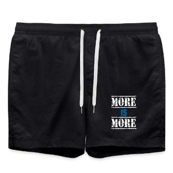 The Maximalist - Swim Trunks - black - Front - AI Model Male 185 light (185cm)