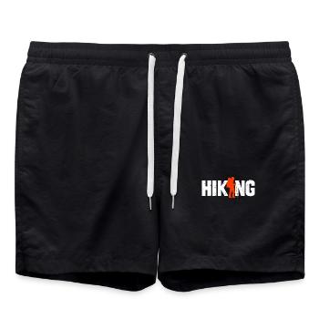 Alpinisme Randonnée Randonnée Randonnée Escalade - Short de bain - noir - Devant - AI Model Male 185 light (185cm)