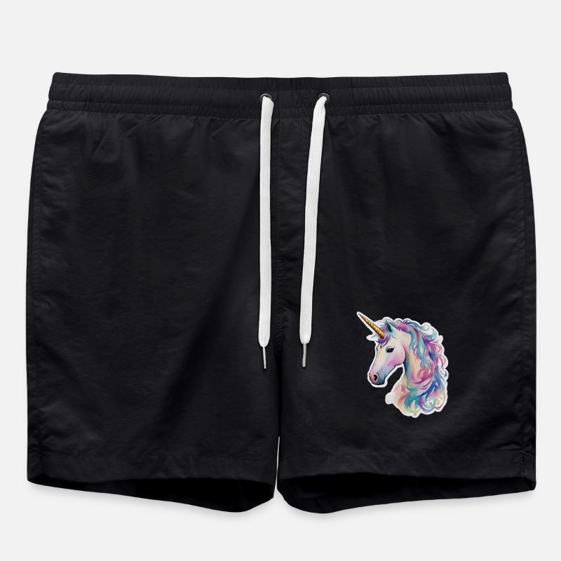 Licorne - Short de bain - noir