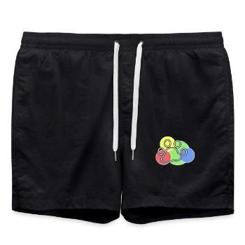 Animaux Cuddly Animal Pet Animal préféré Animaux de compagnie - Short de bain - noir - Devant - AI Model Male 185 light (185cm)