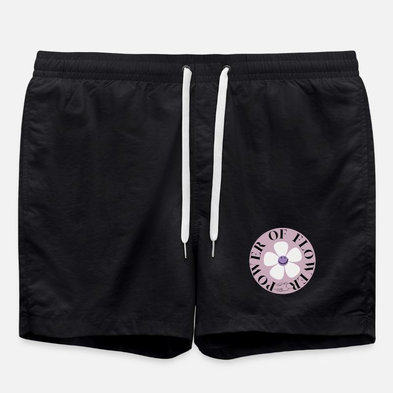 Pouvoir du Cercle de Fleurs - Short de bain - noir
