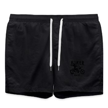 Biker Babe - Short de bain - noir - Devant - AI Model Male 185 light (185cm)