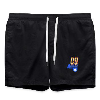 Ariège - Badeshorts - Schwarz - Vorne - AI Model Male 185 light (185cm)