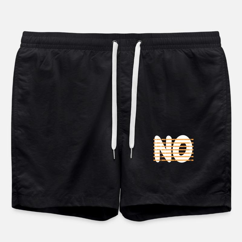Read between the lines - Swim Trunks - black